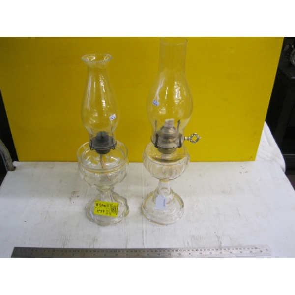 2 COAL OIL LAMPS