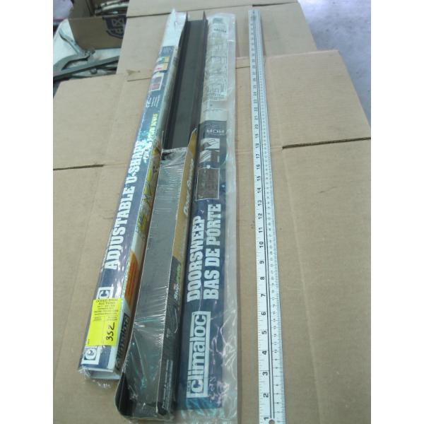 DOOR SWEEP, STORM DOOR MOLDING, ETC.