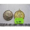 Image 1 : 2 1964 AMERICAN 1/2 DOLLARS - 1 MADE INTO PENDANT