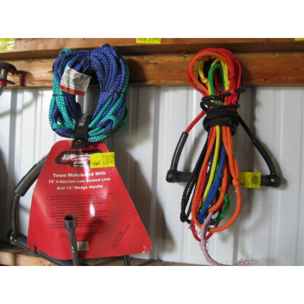 2 WATER SKI ROPES