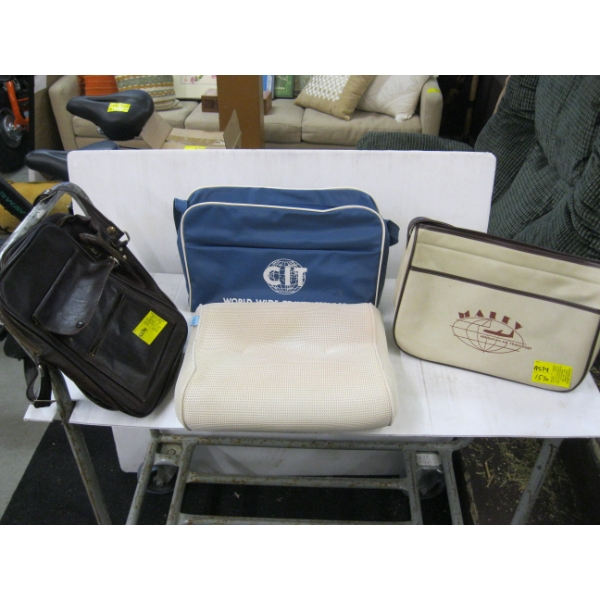 3 VINTAGE TRAVEL BAGS