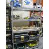Image 1 : METAL SHELF UNIT W/5 SHELVES, APPROX. 6'HX4'WX2'D