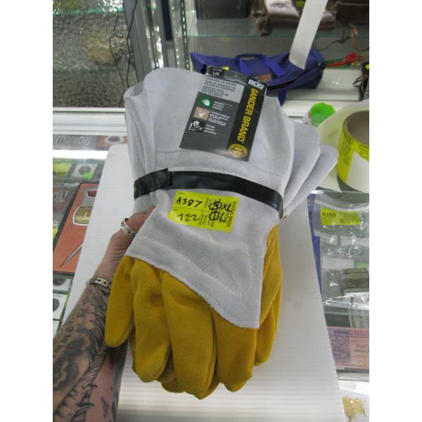 3 PAIR OF XL & 1 PAIR OF L DEERSKIN TIG WELDING GLOVES