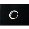 Image 4 : 14 KT WHITE & YELLOW GOLD RING W/5 DIAMONDS, SZ 7 3/4
