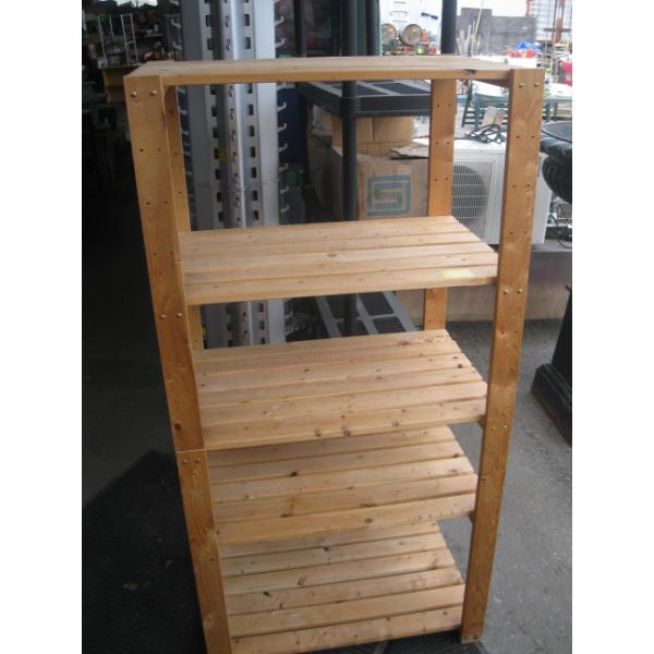 WOODEN SHELF UNIT