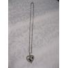 Image 1 : .925 SILVER CHAIN W/SERLING SILVER PENDANT W/SAPPHIRES