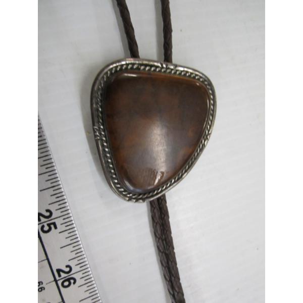 NAVAJO BOLO TIE - STERLING SILVER