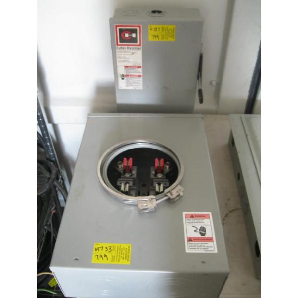 VOLTAGE METER & A GENERAL DUTY SAFETY SWITCH