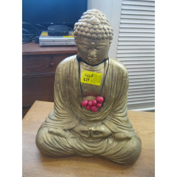 LG. HEAVY CEMENT BUDDHA