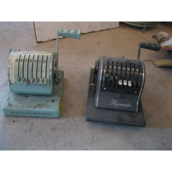 2 PAYMASTER CHEQUEWRITERS