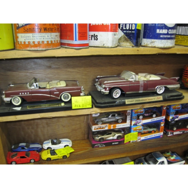 BUICK CENTURY 55 DIECAST CAR & 1958 ELDORADO DIECAST CAR
