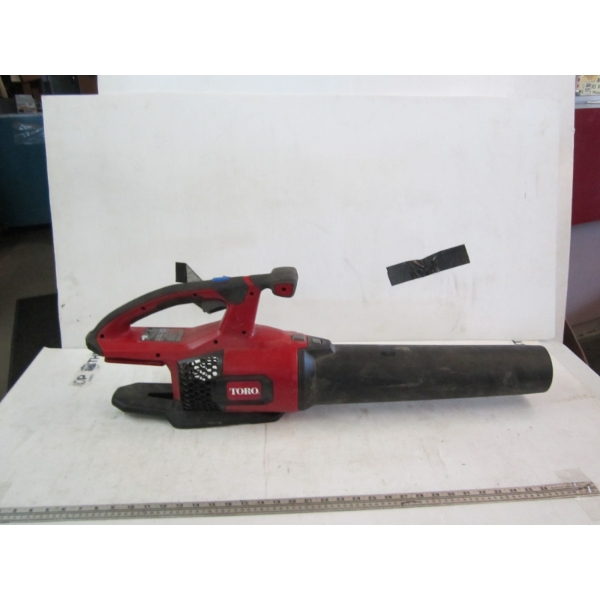 TORO BATTERY OPERATED BLOWER - NO BATTERY OR CHARGER