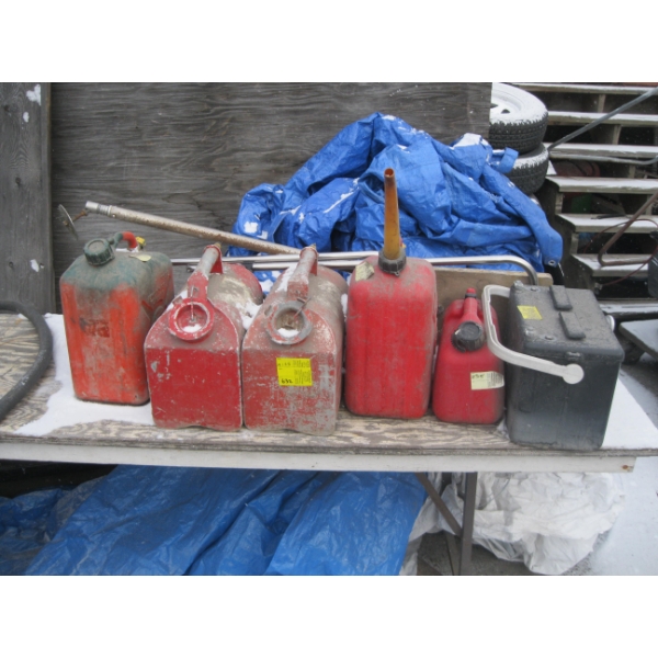 FUEL CANS, BATTERY BOX, ETC.