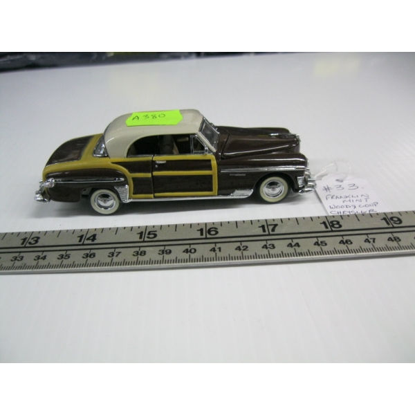 FRANKLIN MINT CHRYSLER 2 DOOR WOODY COUPE