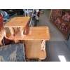 Image 4 : 3 PIECE COFFEE & END TABLE SET MADE OF DIAMOND WILLOW