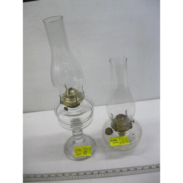 2 COAL OIL LAMPS