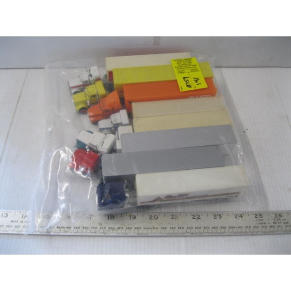 BAGGIE OF SEMIS & TRAILERS