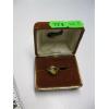 Image 2 : 10KT GOLD RING W/STONE, SZ 5