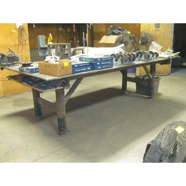 LG. 10'X5' WELDING TABLE