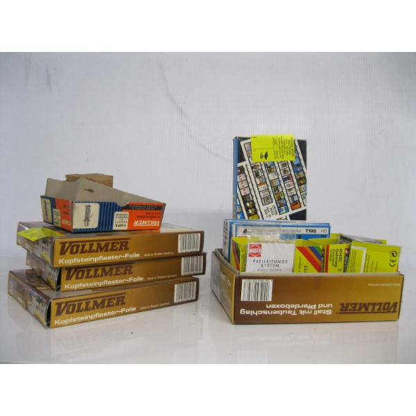 MISC. HO SIZE COBBLESTONE FOIL, MISC. TRAIN ITEMS