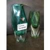 Image 1 : 2 GREEN MURANO SOMMERSO GLASS VASES