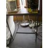 Image 2 : METAL W/WOOD TOP DESIGN COFFEE TABLE & END TABLE