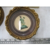 Image 5 : 2 SMALL ROUND NEEDLEPOINT PICTURES & 3 ASIAN COLLECTOR PLATES