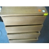 Image 4 : 4 DRAWER CHEST OF DRAWERS