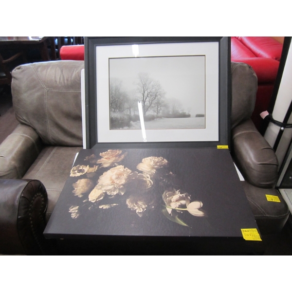 3 LG. FRAMED PICTURES