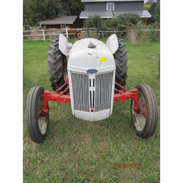 FORD 8N TRACTOR W/AS NEW REAR & FRONT TIRES, BATTERY