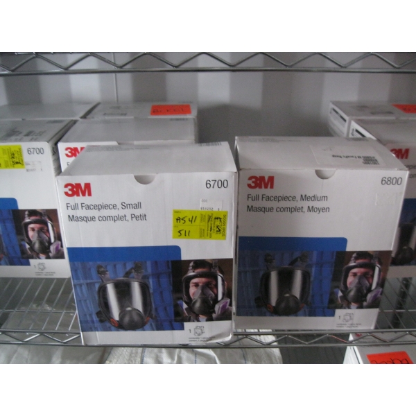 2 BOXES OF FULL FACE PIECE MASKS - 1 S & 1M