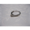 Image 3 : LADIES 10KT RING W/SM. DIAMONDS, 2.2G, SZ 7 1/2