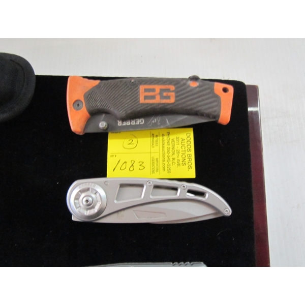 2 GERBER FOLDING KNIVES