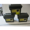 Image 1 : 3 PLASTIC MINI AMMO BOXES