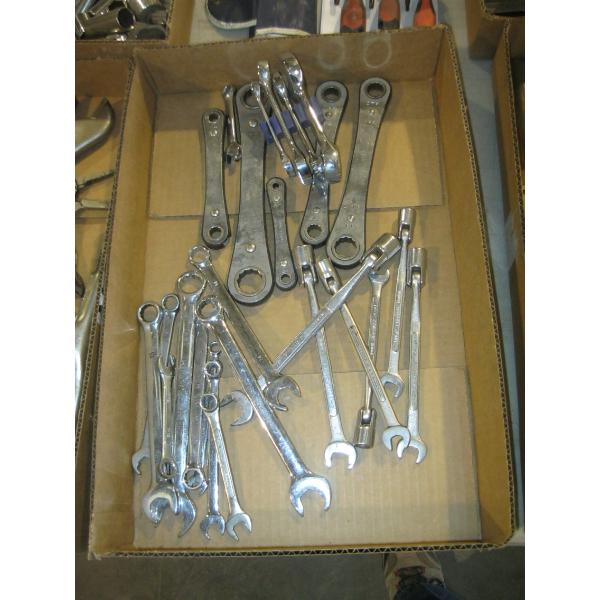 BOX OF ASST'D WRENCHES