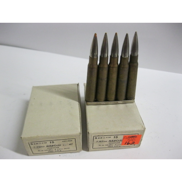 NABOJU 7.92MM BALL (8MM MAUSER)|2X15 RIFLE CARTRIDGES