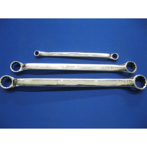 3 SNAP ON BOX END WRENCHES