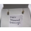Image 2 : 14KT DIAMOND EARRINGS