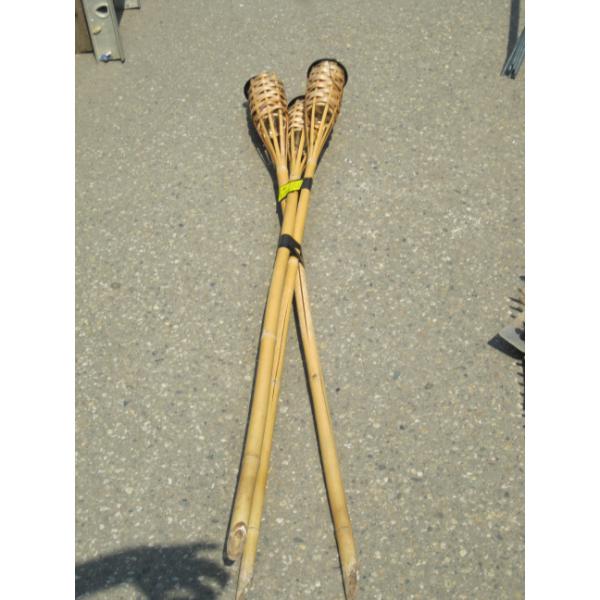 3 TIKI TORCHES