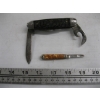 Image 2 : KNIFE W/SHEATH & 2 FOLDING POCKET KNIVES