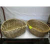 Image 1 : 2 WICKER BASKETS