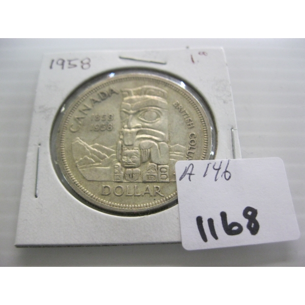 1958 CDN SILVER $1