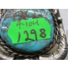 Image 3 : TURQUOISE & SILVER NAVAJO BOLO TIE