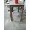 Image 2 : METAL TABLE W/BOTTLE CUTOUTS - APPROX. 3'X2'
