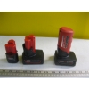 Image 2 : CORDLESS BATTERIES - 2 MILWAUKEE, 1 NO NAME