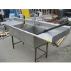 Image 2 : STAINLESS STEEL COMMERCIAL DOUBLE SINK