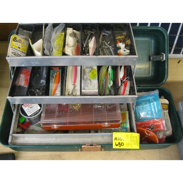 FISHING TACKLEBOX W/ASST. CONTENTS