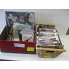 Image 1 : BASKET OF COMPUTER GAMES & 8 ARTIST SIGNED CDs
