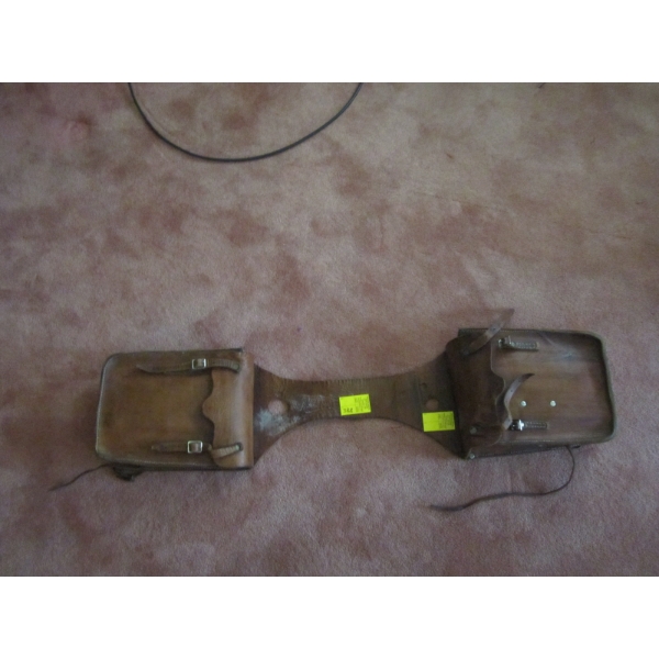 LEATHER SADDLEBAGS