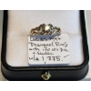 Image 1 : LADIES 14KT DIAMOND RING W/.20CTS DIAMOND & SMALLER, W/A $1,775, SZ 7